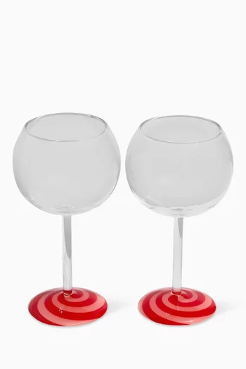 Swirl Glass, Set of 2