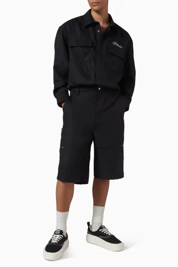 Reza Double Knee Baggy Shorts