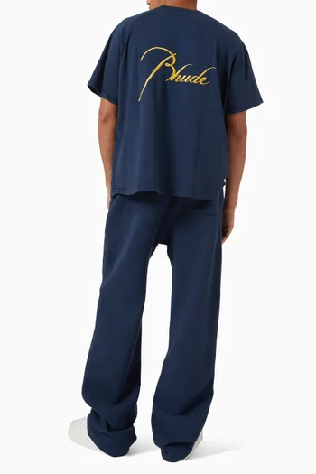 تي شيرت كلاسيك بأكمام رغلان قطن