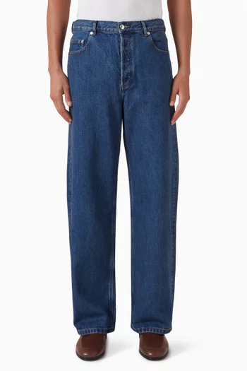 Aaron Wide-leg Jeans in Denim