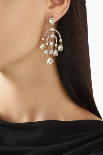 2000s Edwardian Revival Chandelier Earrings