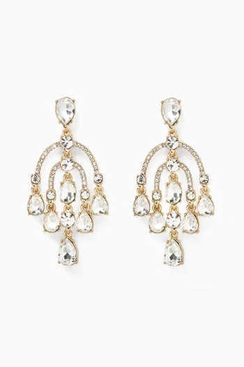 2000s Edwardian Revival Chandelier Earrings