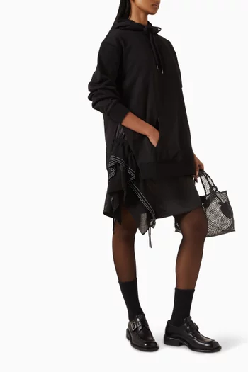 Hoodie Combo Skirt Dress