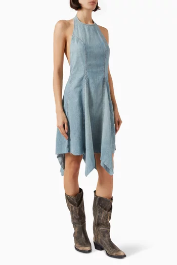 Estelle Mini Dress in Denim