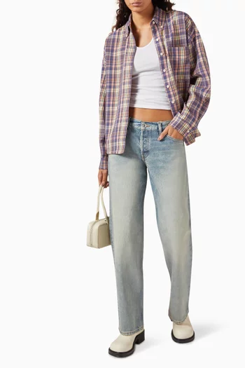 Low-rise Baggy Jeans in Denim