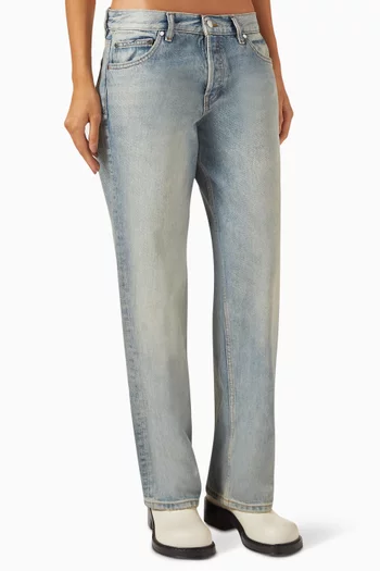 Low-rise Baggy Jeans in Denim