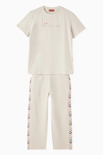 تي شيرت بشعار الماركة قطن