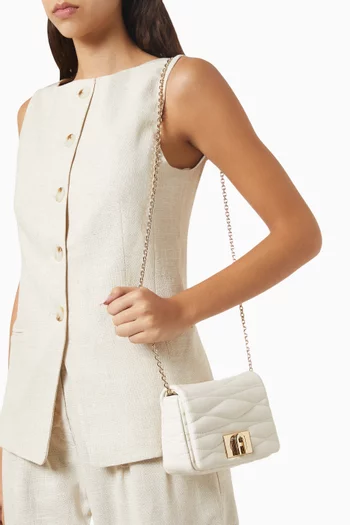 Furla 1927 Mini Crossbody Bag in Quilted Leather
