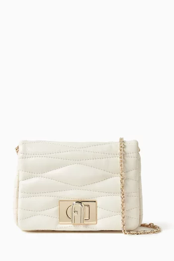 Furla 1927 Mini Crossbody Bag in Quilted Leather