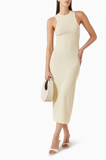 Racer Maxi Dress in Cotton-jersey