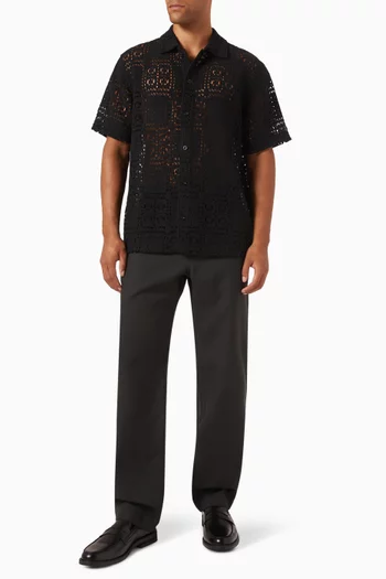 Crochet Cabana Shirt in Knit