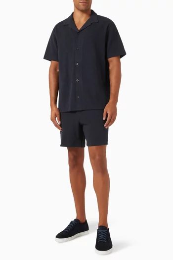 Cabana Shirt in Cotton Bouclé