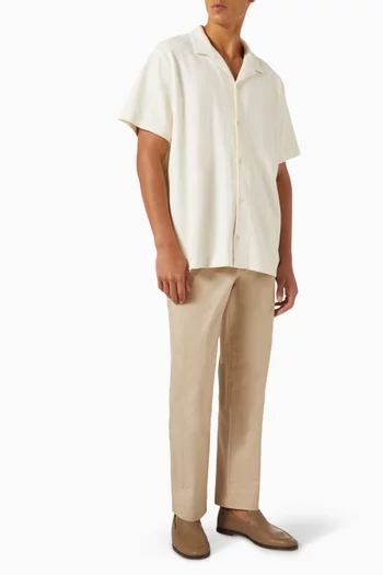 Cabana Shirt in Cotton Bouclé