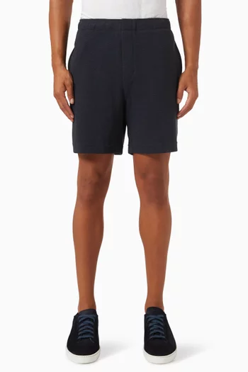 Pull-on Shorts in Cotton Bouclé