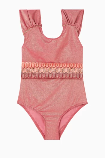 One-piece Swimsuit in Lurex