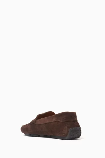 Pyler Driver Loafers in Suede