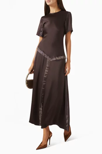 Aya Organza-trim Dress