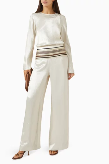 Naia Sadu Pants in Satin