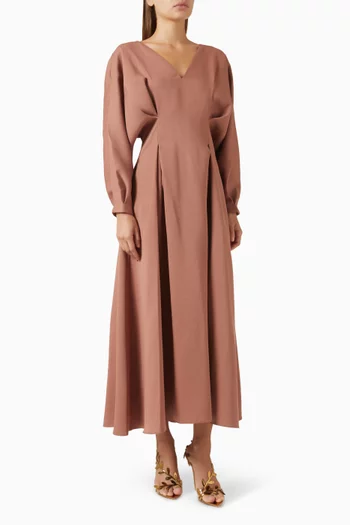 Amaya Dress in wool-blend