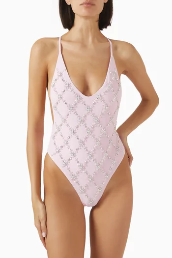 Rose One-piece Swimsuit