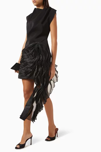 Wigbeth Pleated-skirt Mini Dress