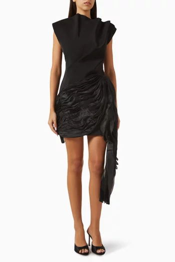 Wigbeth Pleated-skirt Mini Dress