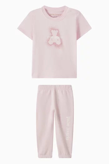 تي شيرت بطبعة دب قطن