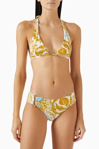Underwater Barocco-print Bikini Briefs
