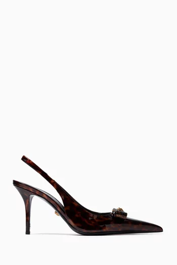Medusa 85 Slingback Pumps in Patent Leather