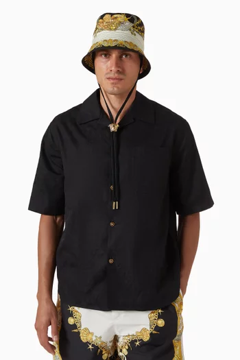 Coral Theatre Bucket Hat in Twill