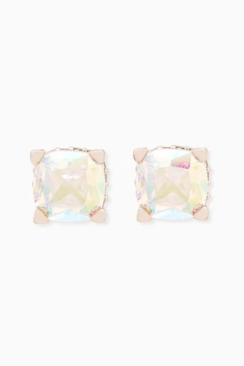 Little Luxuries 6mm Stud Earrings in Silver-plated Metal