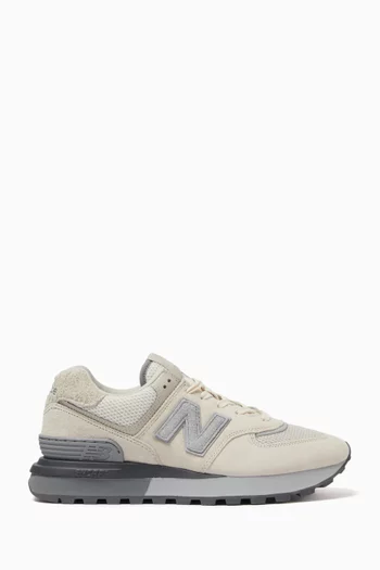 574LG Low-top Sneakers in Suede & Mesh