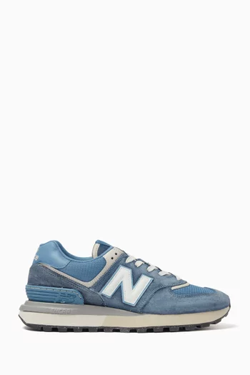 574LG Low-top Sneakers in Suede & Mesh