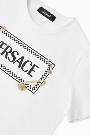 Logo Crest T-shirt in Cotton