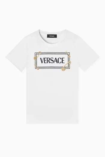 Logo Crest T-shirt in Cotton