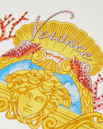 Medusa Coral Crest T-Shirt in Cotton
