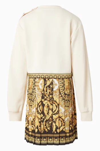 فستان بنقشة باروكية