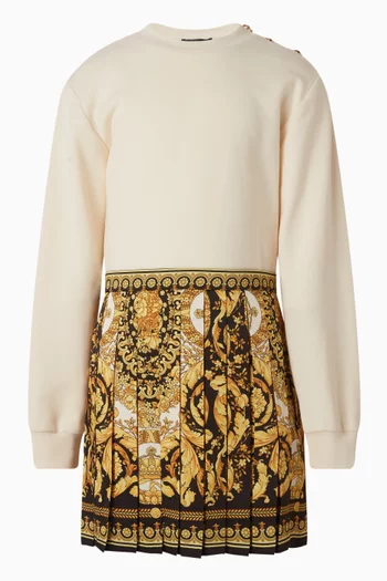 فستان بنقشة باروكية