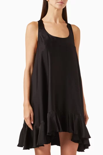 Lilith Racerback Dress in Silk Charmeuse Blend