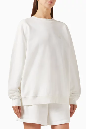 Miles Oversized Sweatshirt in Cotton Fleece