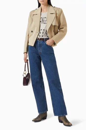 بنطال جينز روي بقصة ساق مستقيمة وطول 31"‏ بوصة دينم