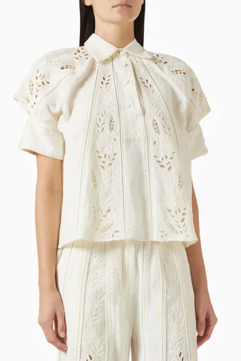 Sole Embroidered Top