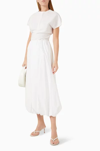 Bubble Skirt in Cotton-poplin