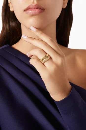 The Snake Chain Ring Set