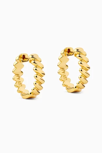 The Mini Snake Chain Hoop Earrings