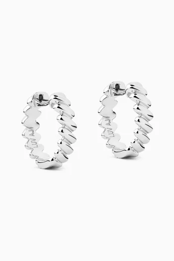 The Mini Snake Chain Hoop Earrings