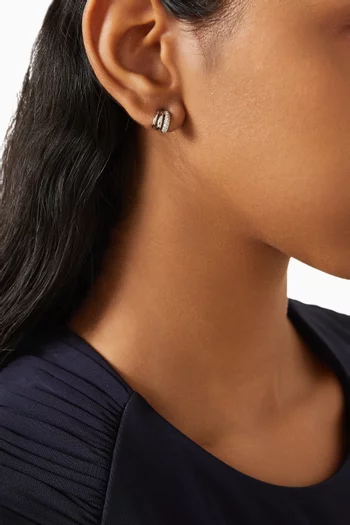 The Multi Piercing Huggie Earrings