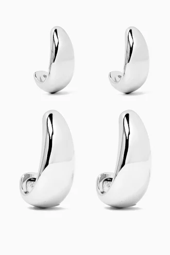 The Classic Claw Hoops, Set of 2