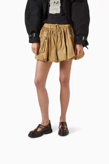 Butterfly Mary Jane Flats in Leather