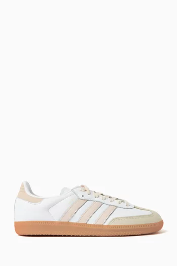 سنيكرز سامبا او جي أسفل الكاحل جلد